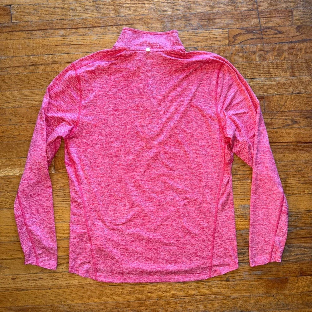 Nike Boston University Dri-FIT Quarter Zip Pullover Mens Medium Red Heathered